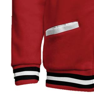 เสื้อสเวตเตอร์ถักอะคริลิคสีแดงสำหรับใส่ได้ทุกเพศเสื้อสเวตเตอร์ถักลายปักหลากสีตามสั่งสำหรับใส่ได้ทั้งหญิงและชาย - Product Image 3