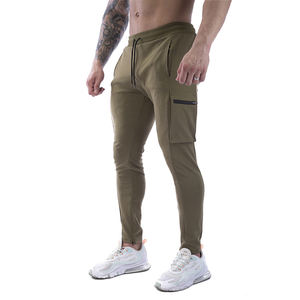 Polyester coton coupe régulière OEM Services toile pantalons de survêtement Streetwear prix de gros bon marché pantalon et pantalon de sport de haute qualité - Product Image 4