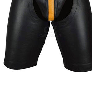 Short de motard en cuir de qualité professionnelle respirant à séchage rapide léger vêtements de course automobile au Pakistan - Product Image 5