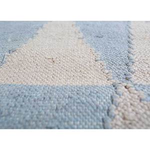 พรมทอเรียบลายเรขาคณิตสีน้ำเงินอินดัสบาร์ วิสโคส สำหรับใช้ในบ้าน-ADPV-13001 - Product Image 3