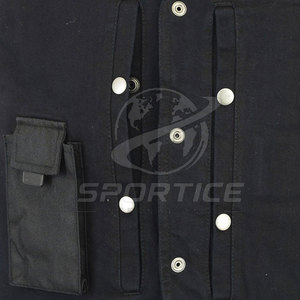 Nouveau design – Gilet en cuir d'hiver pour homme, finition lisse, fermeture boutonnée, sans manches, décontracté, respirant, écologique - Product Image 6