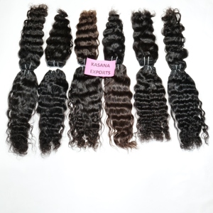 100% non traité cuticule aligné noir couleur naturelle doux indien femmes Extensions de cheveux Grade 10A dentelle gros paquet - Product Image 4