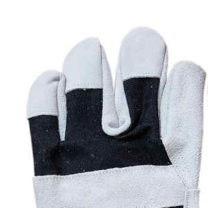 Fabricant professionnel de gants de travail canadiens à bas prix Gants de travail de gréeur de sécurité en cuir de vachette robuste - Product Image 4