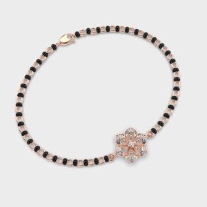 Eterna Flower Diamond Bracelet in 14KT Yellow / White / <b>Rose</b> <b>Gold</b> - Product Image 5