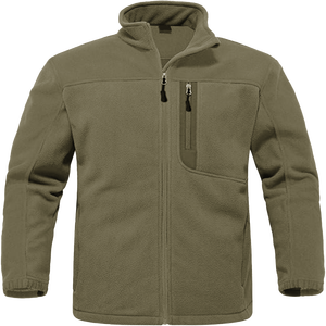 Veste polaire unisexe à fermeture éclair intégrale et col montant, prix d'usine, vente en gros, service OEM, couleur personnalisée - Product Image 5