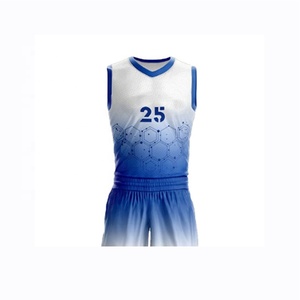 Ensembles d'uniformes de basket-ball unisexe sans manches sublimés gilet de basket-ball stretch de haute qualité avec short - Product Image 2
