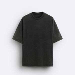 Camisetas de algodón 100% lavadas con ácido de la mejor calidad para hombres Estilo de calle High Street para hombres - Product Image 5
