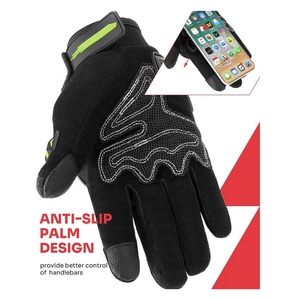 Guantes de Motociclismo de Cuero 100% Genuino, Transpirables, de Alta Calidad, en Oferta, para Carreras - Product Image 6