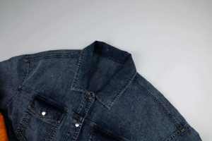 Streetwear vintage vierge de haute qualité personnalisé des fabricants 500gsm sweats à capuche unis avec fermeture éclair veste en denim pour hommes sweat à capuche unisexe - Product Image 3