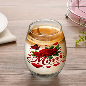 Vaso <span class=keywords><strong>de</strong></span> Vino sin Asa <span class=keywords><strong>de</strong></span> Lujo Reutilizable <span class=keywords><strong>de</strong></span> 12 oz con Diseño Simple para el Día <span class=keywords><strong>de</strong></span> <span class=keywords><strong>la</strong></span> Madre, Personalizado, para Regalo <span class=keywords><strong>de</strong></span> Mamá, Venta al por Mayor, Nueva Llegada - Product Image 5