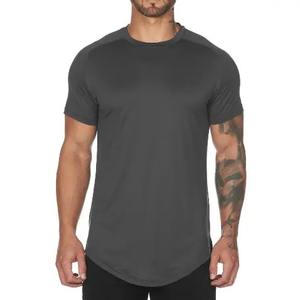 Ropa de calle para hombre, Camiseta deportiva a granel, informal, de algodón orgánico, para gimnasio - Product Image 1