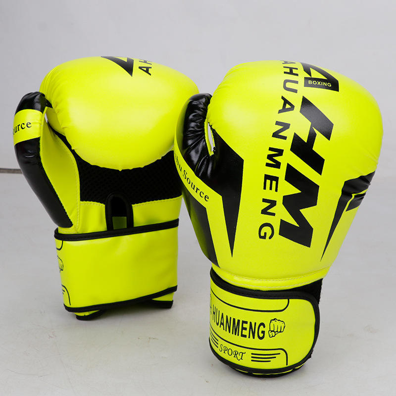 Premium PU Leather Boxing Gloves -Durable Sparring Training Gear