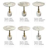Table basse en marbre nordique, salon, canapé, côté, quelques tables basses rondes modernes de luxe, petite table ronde