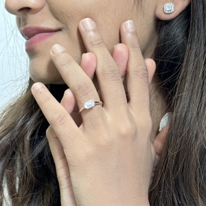 แหวนเพชร CTW 1.05พร้อมทอง14K/18K สำหรับผู้ซื้อ - Product Image 3