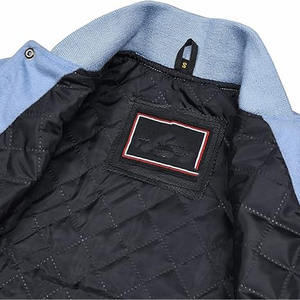 Veste personnalisée pour hommes OEM Manteau personnalisé Broderie Logo Bomber Varsity Jacket pour hommes téléchargé par Dress Sports - Product Image 3