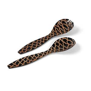 Juego de cuchara de cuerno rústico hecho a mano con materiales de cuerno orgánico perfecto para regalar a propietarios de casas rústicas con conciencia ecológica - Product Image 3