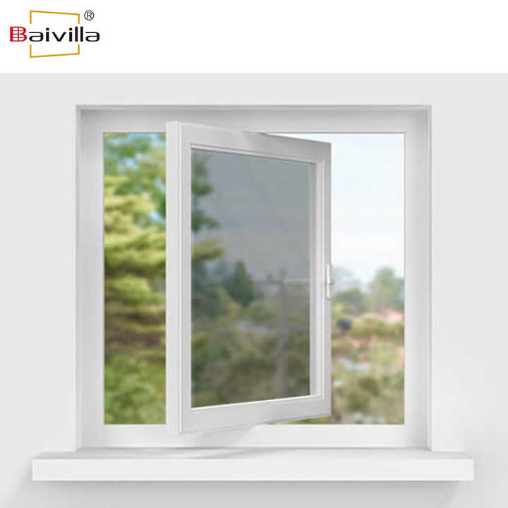 New Design UPVC Glass Pivoted Window System PVC Vertical Center Pivot ...