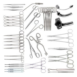 Alta calidad 41 Uds reutilizable autoclavable de acero inoxidable Manual traqueotomía cirugía instrumento conjunto base instrumentos quirúrgicos - Product Image 3