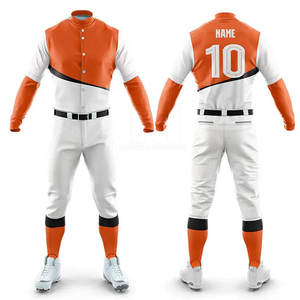 Bajo MOQ Ropa deportiva Cómodo Transpirable Sublimación Uniforme de béisbol Tamaño personalizado Ropa juvenil Uniforme de béisbol - Product Image 5