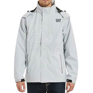 Chaqueta de lluvia cómoda de colores personalizados de alta calidad Chaqueta de lluvia impermeable personalizada de talla grande - Product Image 2