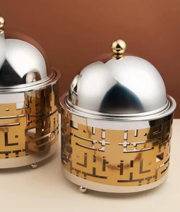 Casserole de luxe arabe moderne en acier inoxydable, taille et couleur personnalisables, écologique, compatible lave-vaisselle, compatible induction, pour la cuisine - Product Image 4