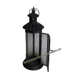 New Modern Design Handmade Iron <b>Candle</b> <b>Lanterns</b> With Glass for Christmas Events and Wedding Decoration - Product Image 2