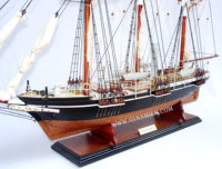 Modèle de bateau ancien en bois noir naturel ENDURANCE / Modèles de bateaux artisanaux / Modèle de bateau ancien à vendre 2023