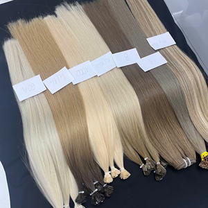 Meilleurs produits-Meilleure vente-Couleur tendance à la mode-Cheveux de trame de couleur mélangée de haute qualité, extensions de cheveux de kératine (pointe plate-pointe en U) - Product Image 4