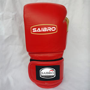 Vente chaude Muay Thai Compétition Gants D'entraînement Réglable Dragonne Gants De Poinçonnage En Cuir Synthétique Poignées - Product Image 2