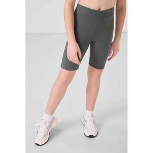 Leggings courts en coton et élasthanne Tommylife Basic Standard Fit pour filles, collants kaki confortables pour un usage quotidien, modèle 75188 - Product Image 2