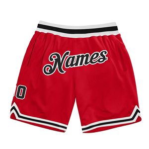Vente en gros de shorts de sport pour hommes 100% polyester respirant et personnalisable tissage non tissé à motif uni sublimé avec logo - Product Image 2