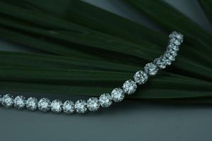 Stylish lab grown diamond moissanite pear <b>bracelet</b> customizable carat vs1 <b>gold</b> <b>rose</b> <b>gold</b> silver lightweight oem low moq b2b - Product Image 5