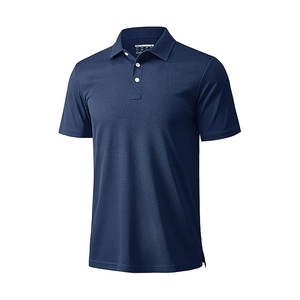 Polos de secado rápido para hombre, camisas de poliéster con cuello informal, manga corta, absorbe la humedad, protección solar, polos para hombre - Product Image 2