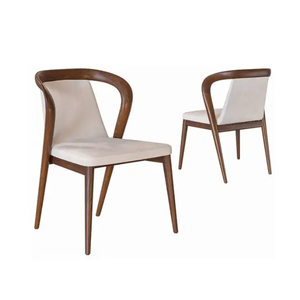 Venta caliente nórdico italiano Silla de comedor de madera maciza Sillas De restaurante para sala de estar y comedor uso directo de fábrica - Product Image 6