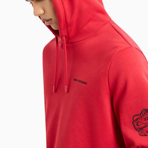Sudadera personalizada 100% algodón de peso pesado con serigrafía de alta calidad, sudadera con capucha y estampado de hojaldre, ropa deportiva - Product Image 4