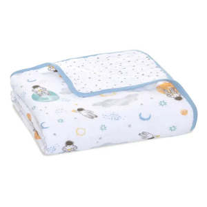 Dernier concepteur solide confortable motif animal mousseline Swaddle Wraps doux léger été bébé gaze couverture enfants literie - Product Image 1