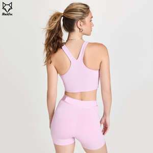 Conjunto corto informal de dos piezas de verano para mujer sin mangas de secado rápido y patrón sólido sostenible 2 uds traje - Product Image 2