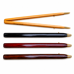 Premium Wooden Folding Pace Stick with Brass <b>Scale</b> Brass Locking <b>Mechanism</b> Custom Logo Drill Training Measuring Stick - Product Image 1