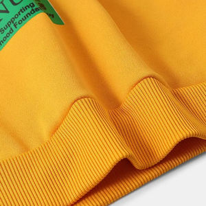 Último diseño sudadera hombres personalizado de alta calidad liso teñido suelto manga larga liso cuello redondo sudadera - Product Image 5