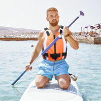 Gilet de sauvetage professionnel pour adultes à grande flottabilité, idéal pour le surf, le rafting et les activités nautiques, gilet de flottabilité portable