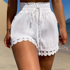 New Design High Quality Low MOQ Fully Customized Leather Breathable <b>Waterproof</b> Women Biker Short Professionally Manufactured - Product Image 2