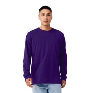 Camiseta lisa de manga larga de alta calidad para hombre, stock listo, tela de mezcla de algodón a granel, camisa para hombre, opción PERSONALIZADA disponible - Product Image 1