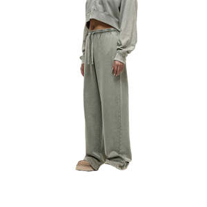 Conjunto Deportivo de Invierno para Mujer de Alta Calidad, con Cremallera, Pantalones Holgados de Cintura Alta Elástica y Top, Dos Piezas - Product Image 3