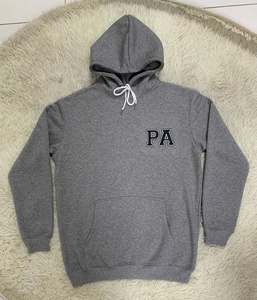 Sudadera con Capucha Unisex de Felpa 100% Algodón de 340g, Personalizada con Estampado y Bordado, Antiarrugas, Tejido a Cuadros, Manga Murciélago - Product Image 1