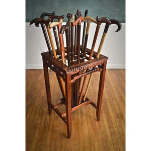 Couleur et design personnalisés disponibles, bâtons de marche en bois de qualité exclusive avec support et support du fabricant indien - Product Image 5