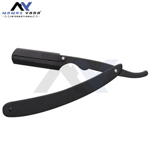 Fabricant de rasoirs de coiffeur Swing Lock Matt Black Rasoirs de rasage Boîte d'emballage Personnalisez vos produits de coiffeur Rasoirs de salon - Product Image 3