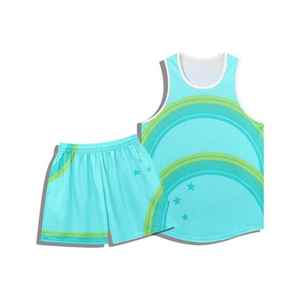 Uniforme de basket-ball réversible du fournisseur en gros, maillot de sport à motif personnalisé pour garçons, ensembles de nouveau design imprimés respirants - Product Image 3