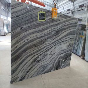 Losa de Granito Negro Mercurio Moderno, Acabado Pulido de Alta Calidad para Paredes Decorativas Personalizadas y Superficies de Tocadores de Baño de Lujo - Product Image 5