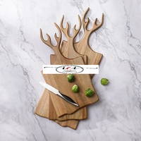 Hot Selling Moeras Hert Houten Hakblok Thuis Keuken Hout Snijplank Serveren Voor Groenten Fruit Groente Gereedschap