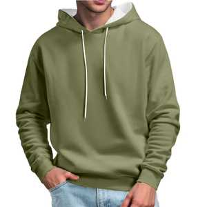 Sudadera con Capucha para Hombre, 100% Algodón, Felpa, con Bordado Personalizable, Impresión Serigrafiada, Transpirable, Diseño Otoñal - Product Image 4